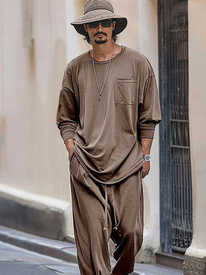 Simple Loose Fit 2-Piece Set (Live Only)
