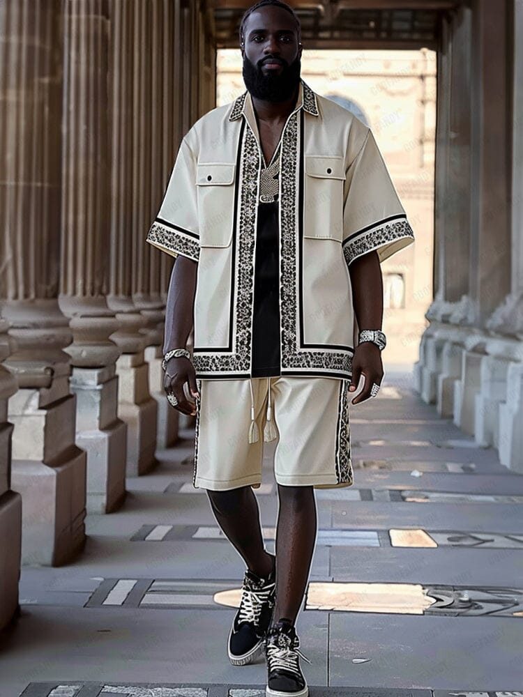 Opulent Design Shirt Shorts Outfit