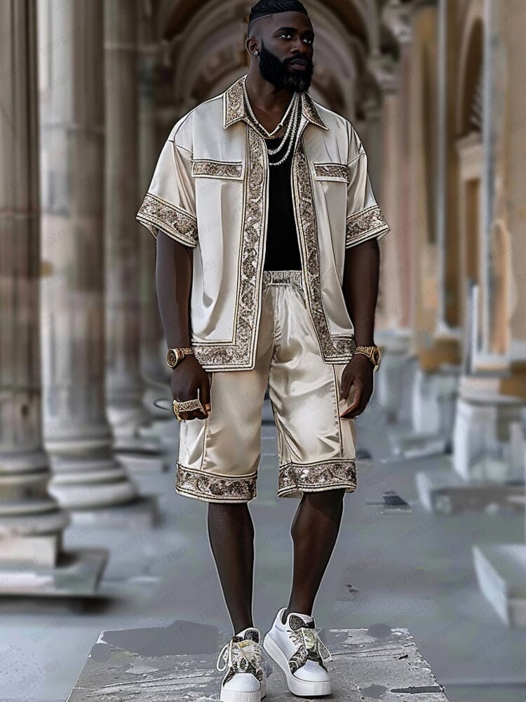 Opulent Design Shirt Shorts Outfit