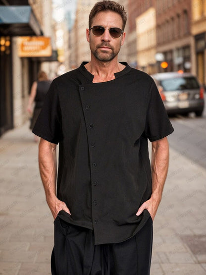 Contemporary Urban Asymmetric Shirt