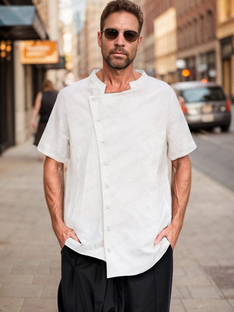 Contemporary Urban Asymmetric Shirt