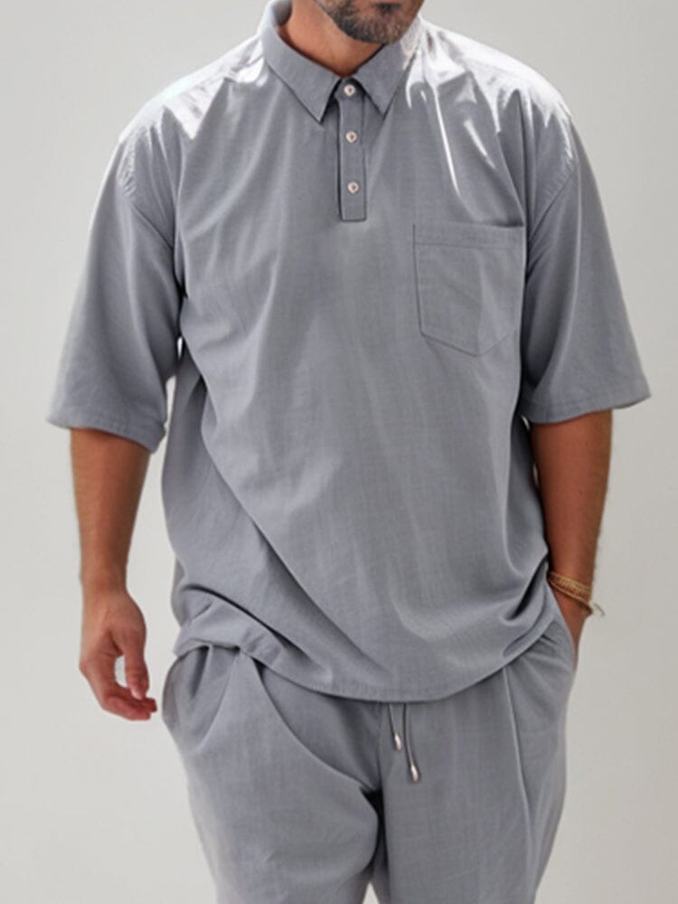 Leisure 100% Cotton Polo Shirt Set