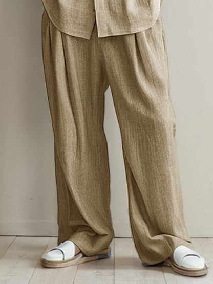 Premium Soft Linen Blend Shirt Set