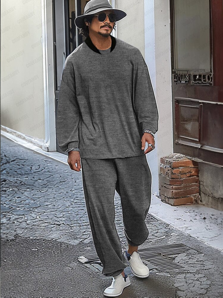 Minimalism Relaxed Fit 2-Piece Outfit