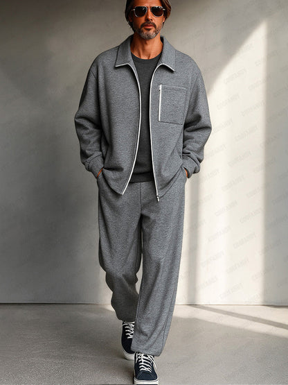 Athleisure Comfort Jacket Pants Set