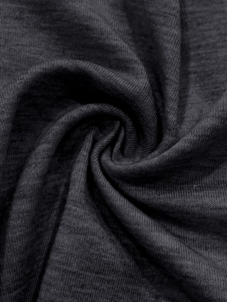 Stylish Slant Placket Full Sleeves Top