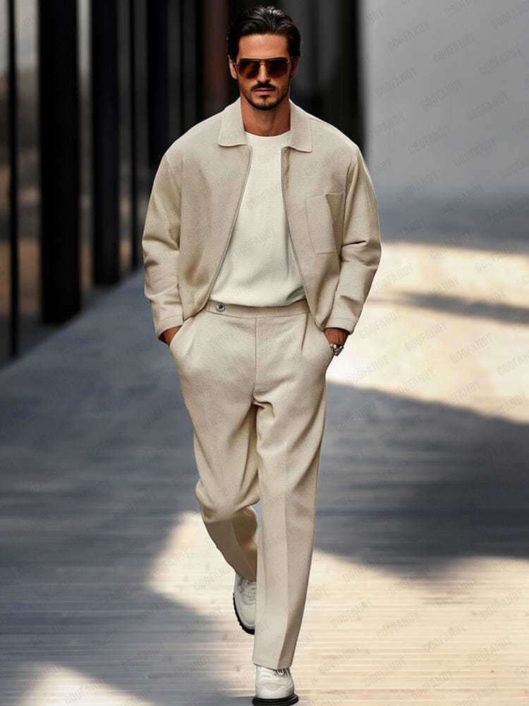 Versatile Jacket Pants Set