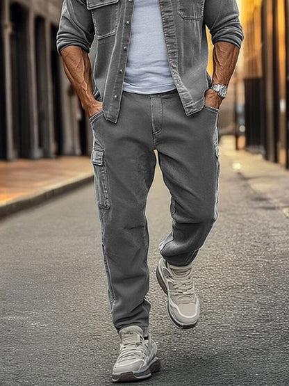 Urban Cargo Jacket Pants Set
