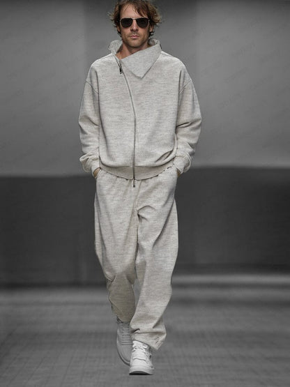 Stylish Full-Zip Jacket Set