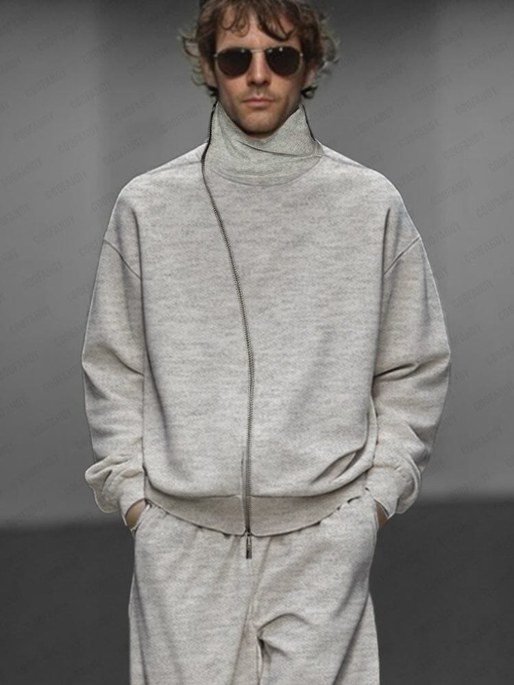Stylish Full-Zip Jacket Set