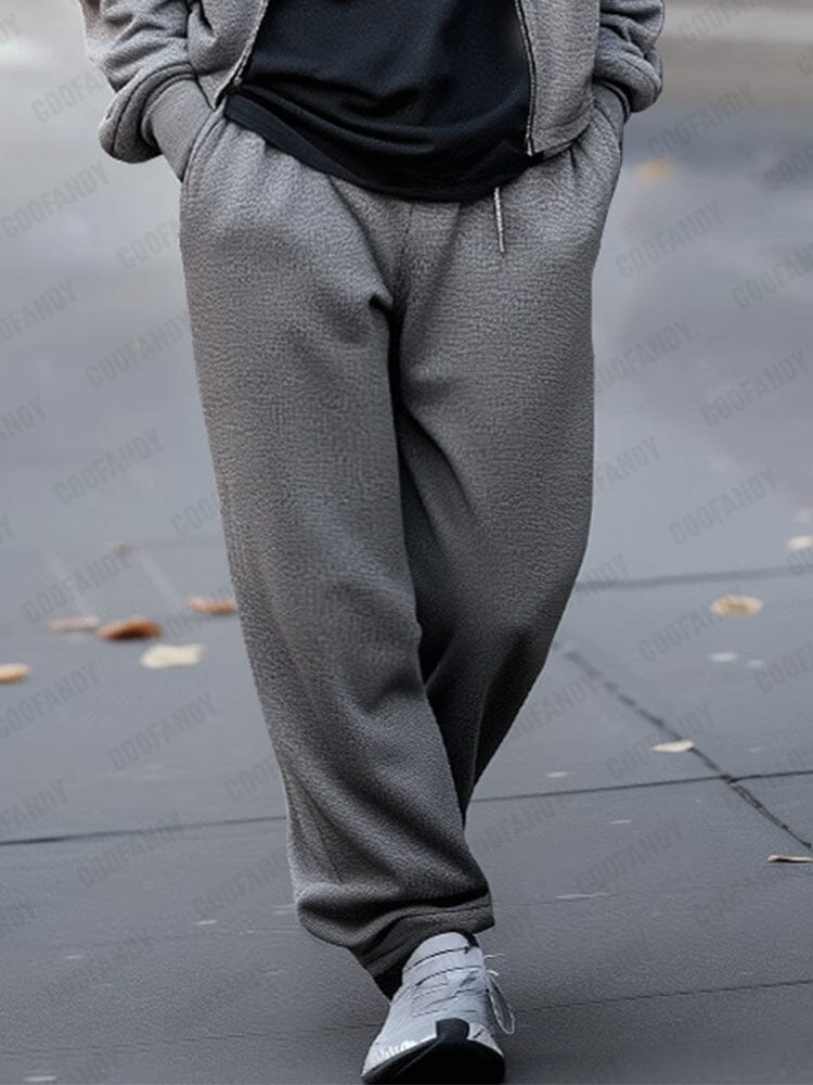 Urban Casual Jacket Pants Set