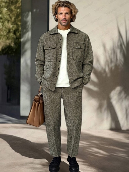 Modern Workwear Jacket Pants Set