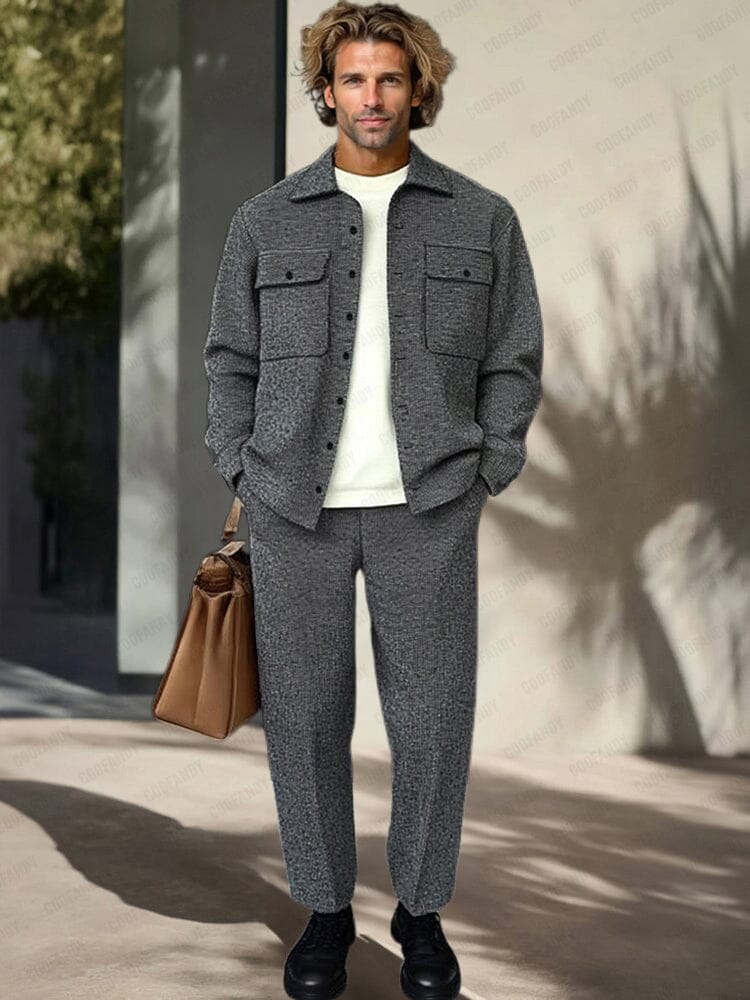 Modern Workwear Jacket Pants Set