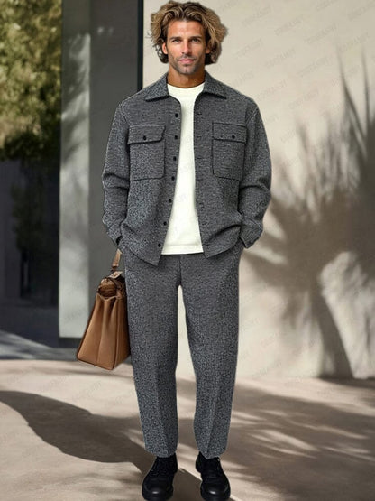 Modern Workwear Jacket Pants Set