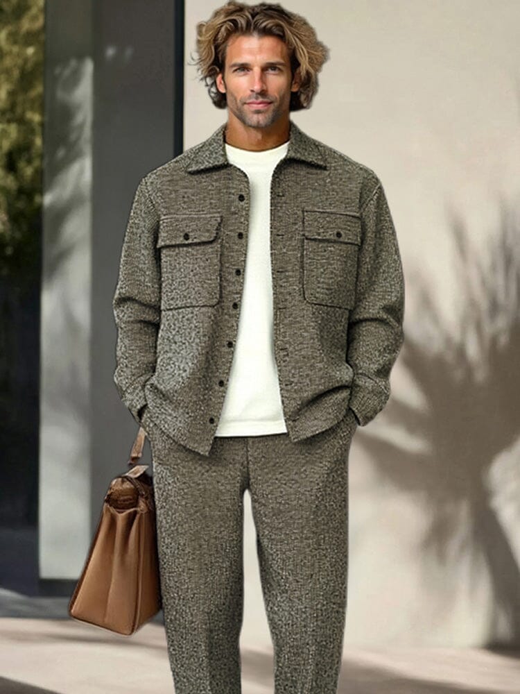 Modern Workwear Jacket Pants Set