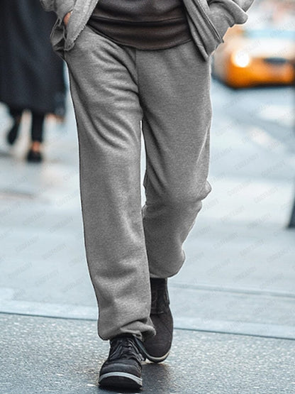 Streetwear Hooded Jacket Pants Set