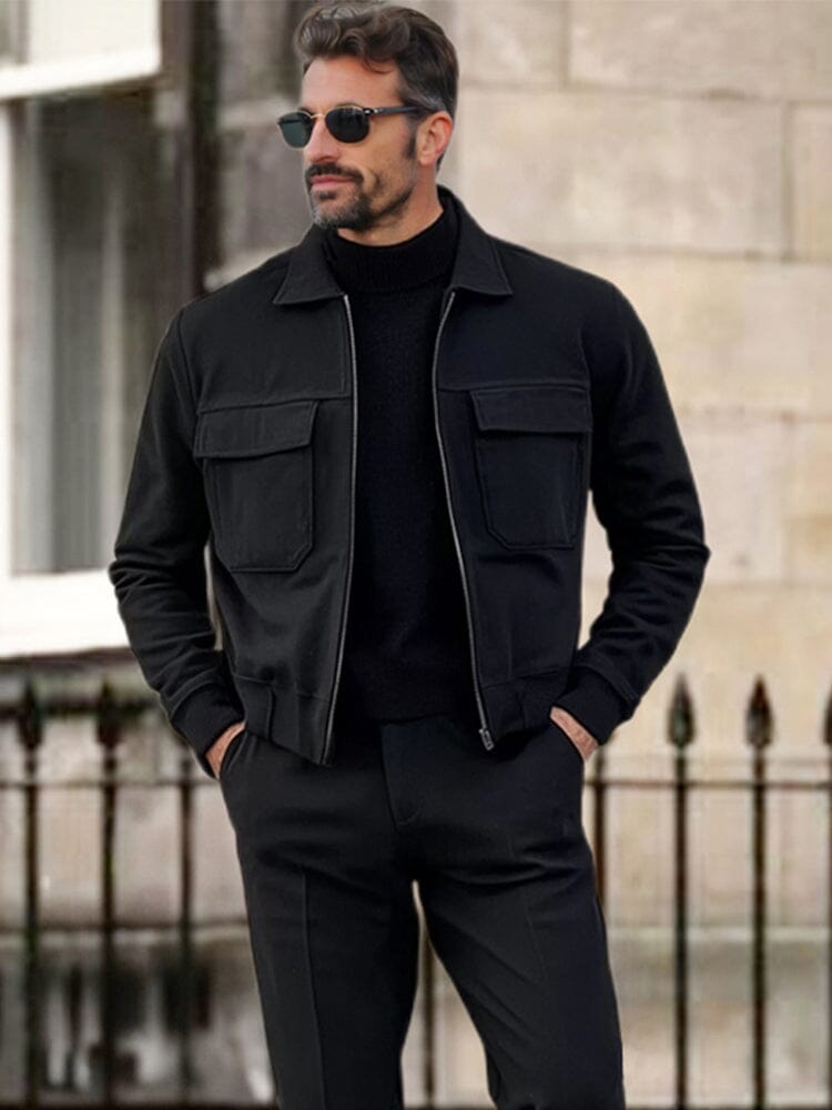 Classic Utility Cargo Jacket Set