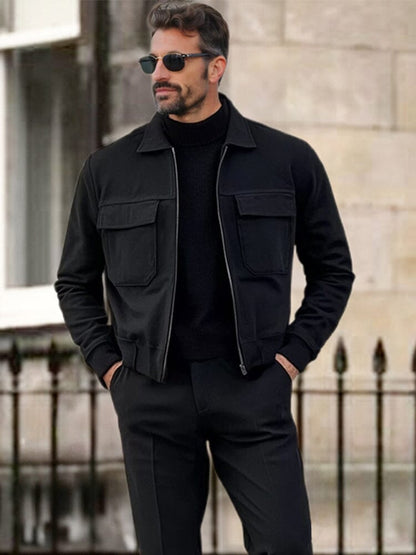 Classic Utility Cargo Jacket Set