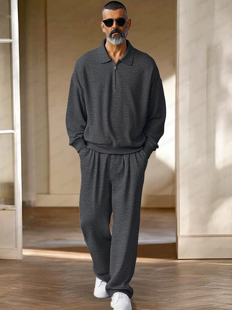 Athleisure Textured Matching Set