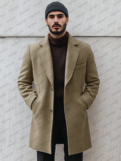 Classic Tailored Two-Button Coat