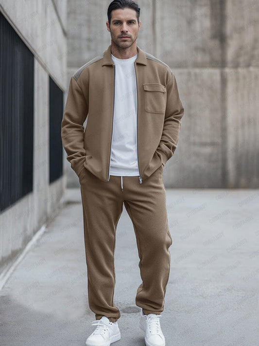 Athleisure Color Block 2-Piece Outfit
