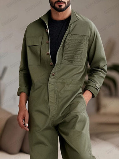 Relaxed Fit 100% Cotton Jumpsuit