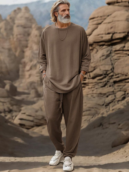 Comfy Athleisure Simple 2-Piece Outfit