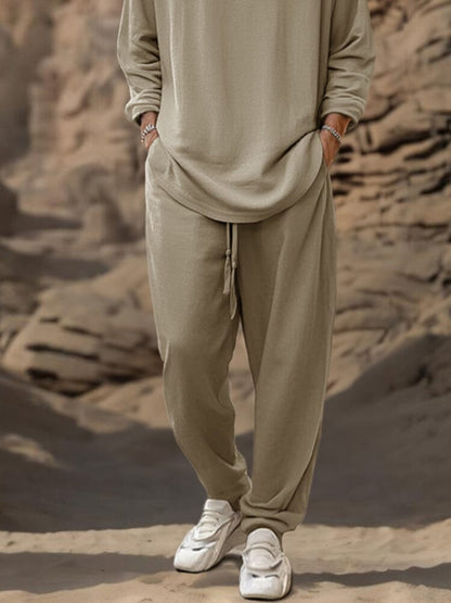Comfy Athleisure Simple 2-Piece Outfit