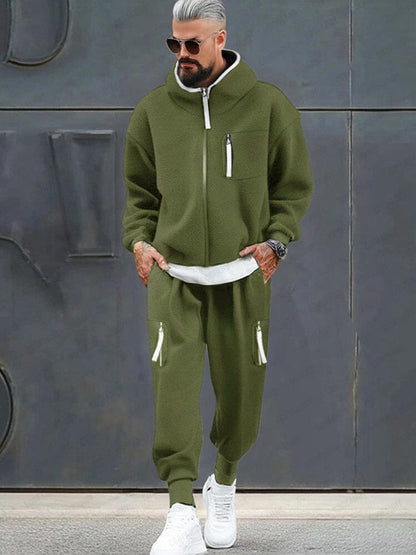 Streetwear Polar Fleece Matching Set