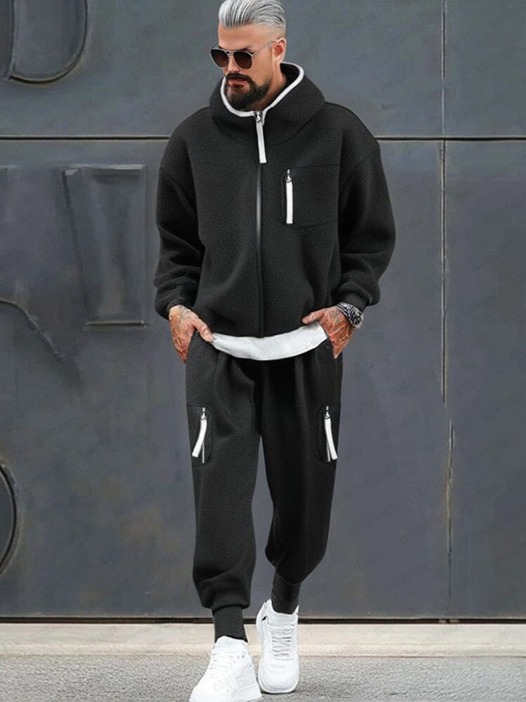 Streetwear Polar Fleece Matching Set