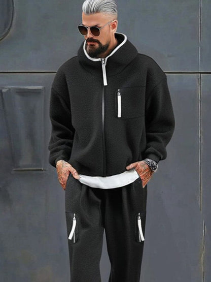 Streetwear Polar Fleece Matching Set