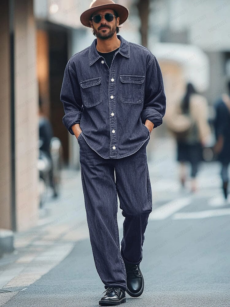 Urban Casual Denim Co-ord Set
