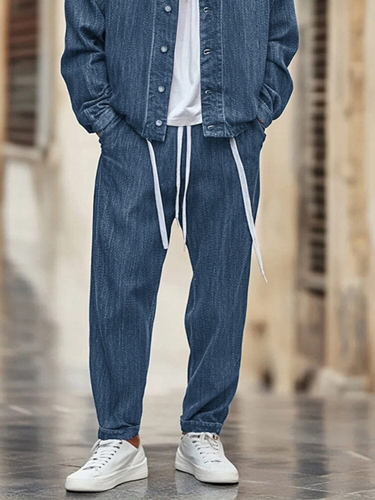Timeless Denim Look 2-Piece Set