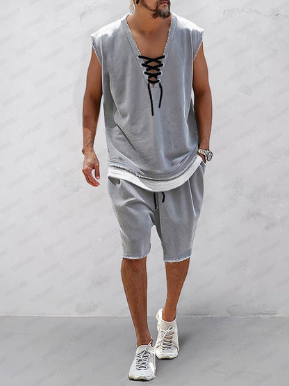 Street Chic Tank Top Shorts Set