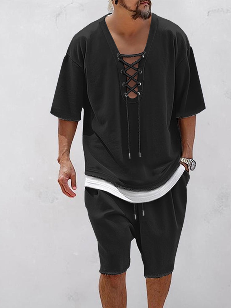Stylish Fake 2-Piece T-Shirt Set