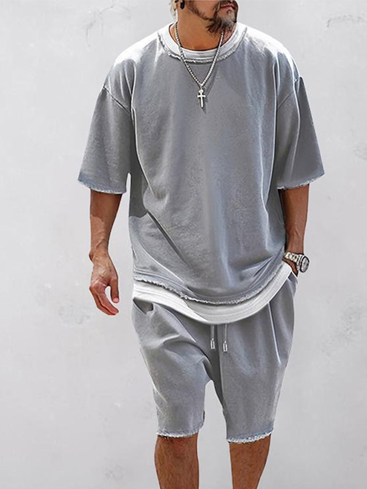 Casual Fake 2-Piece Matching Set