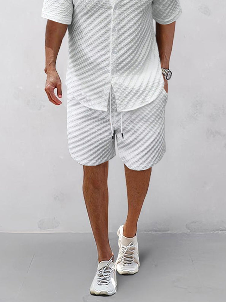 Casual Versatile Textured 2-Piece Set
