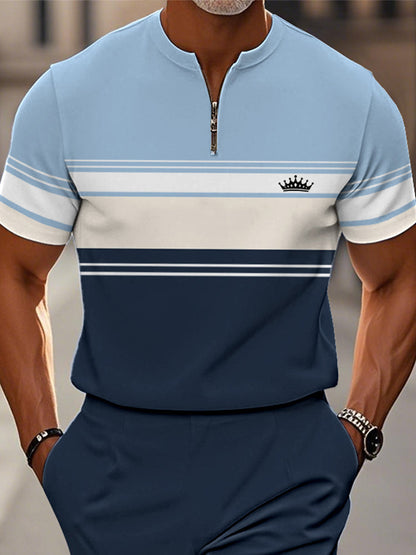 Modern Casual Colorblock 2-Piece Set