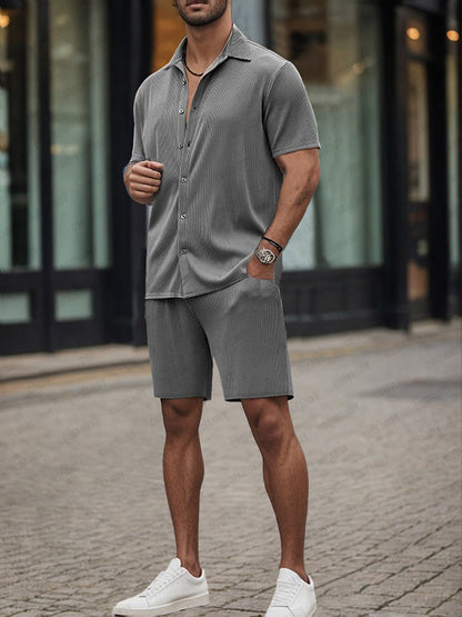 Casual Breathable Silky 2-Piece Set