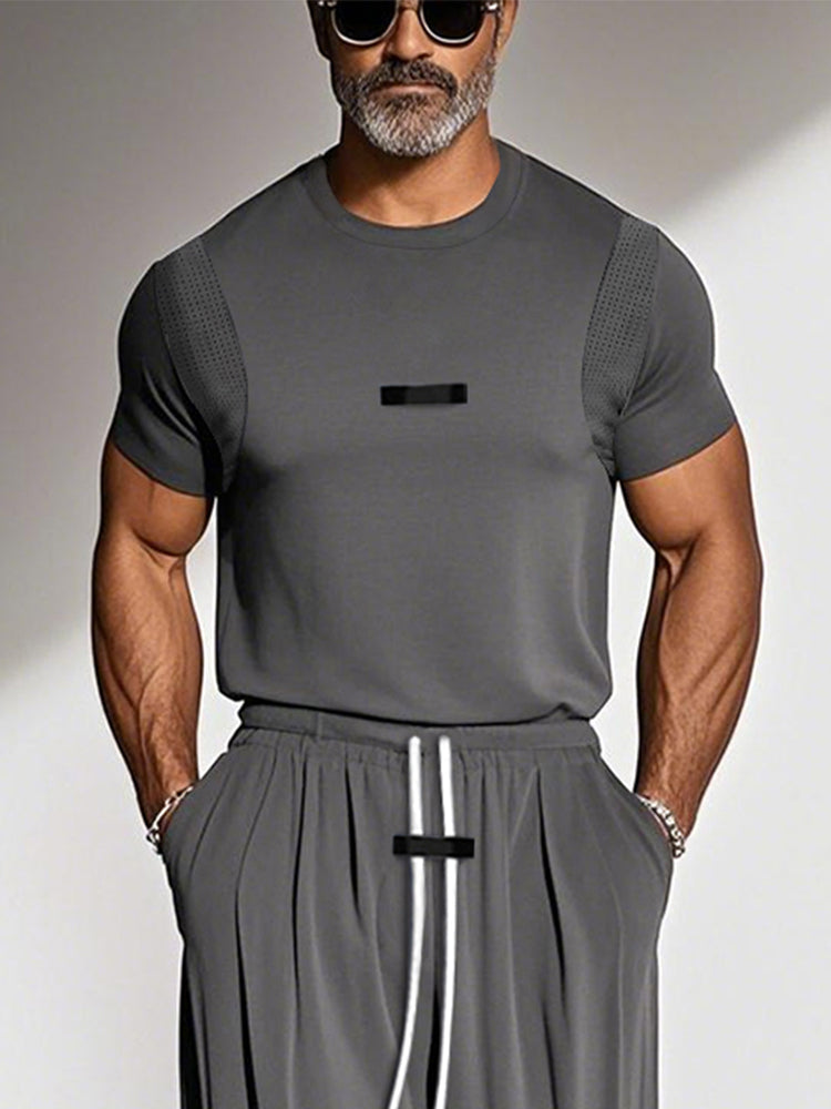 Athleisure Breathable T-Shirt Pants Set