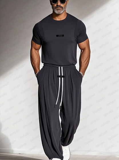 Athleisure Breathable T-Shirt Pants Set