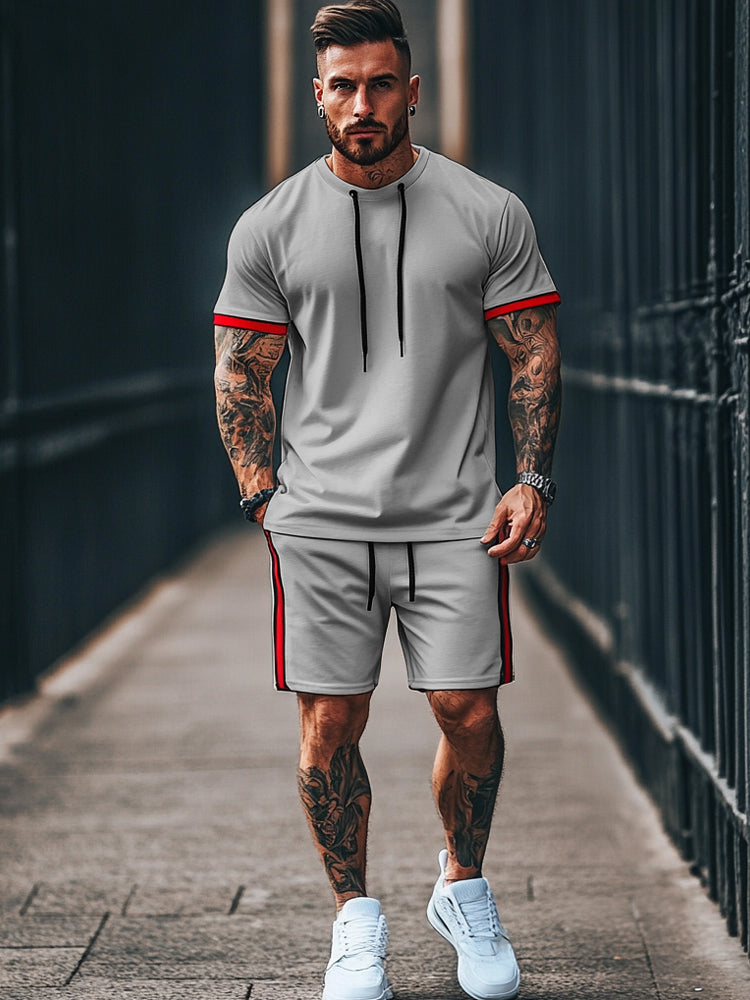 Athleisure Colorblock Trim 2-Piece Set