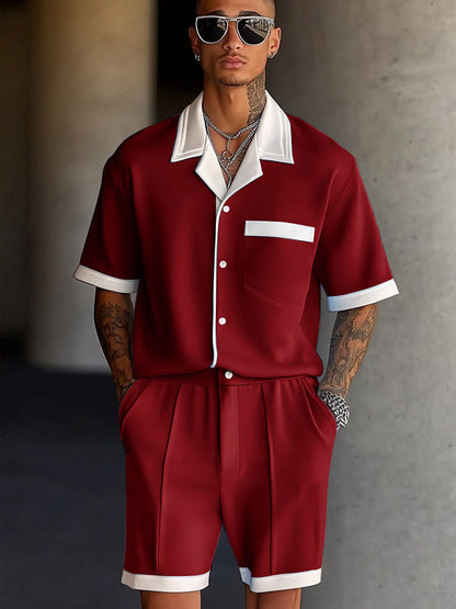 Modern Contrast Color Daily Wear Set