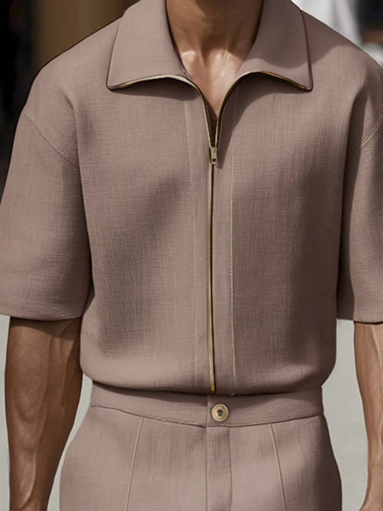 Modern Cotton Linen Casual Set