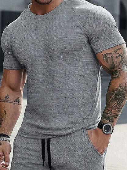 Athleisure Fashion T-Shirt Shorts Set