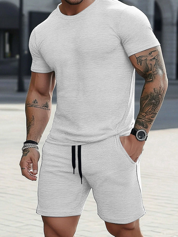 Athleisure Fashion T-Shirt Shorts Set