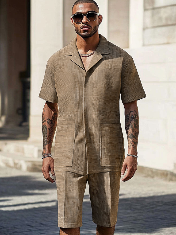 Comfort Textured Summer Casual Set