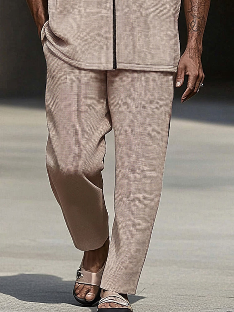 All-Day Comfort Textured Casual Set