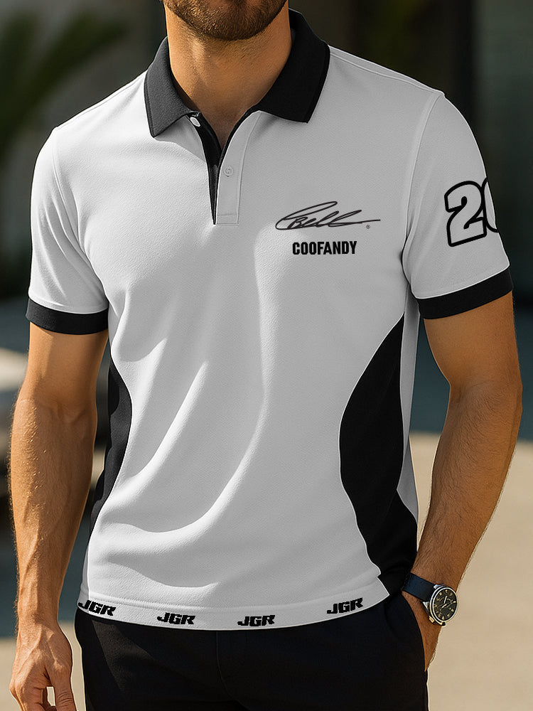 Coofandy x JGR Colorblock Polo Shirt