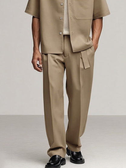 Elegant Simplicity Shirt Pants Set